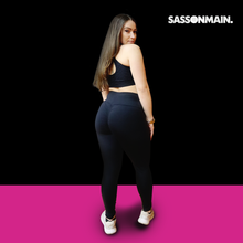 Load image into Gallery viewer, Black Workout Leggings for Women
